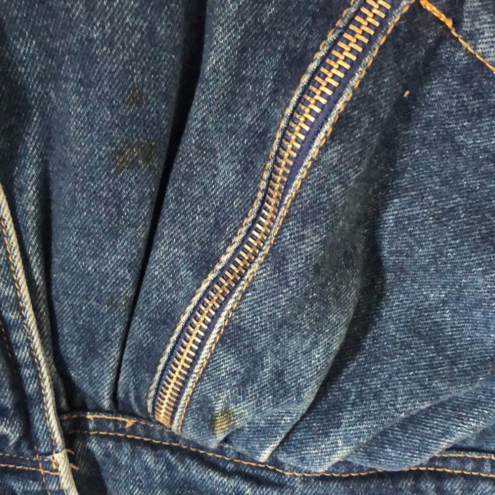 Woman’s Y2k unique retro rare VTG Denim Blue jean Jacket - Picture 7 of 16
